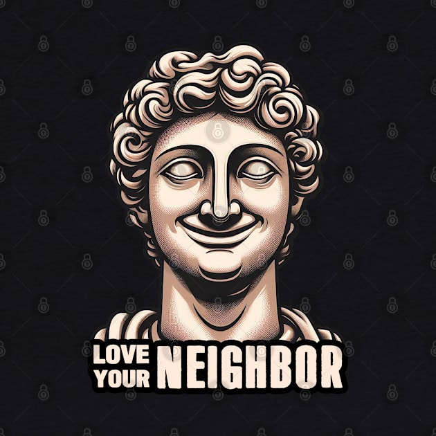Love Your Neighbor by Plushism